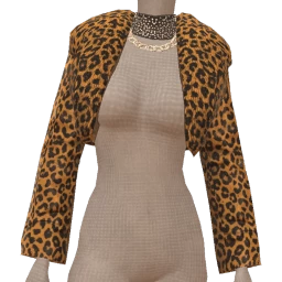 Ikon Elite Leopardess Bling Crop Jacket