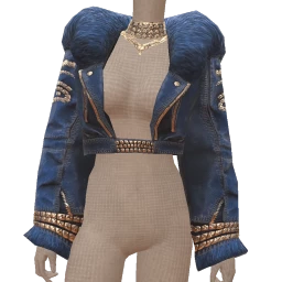 Ikon Elite Electric Blue Silver Diamond Jacket