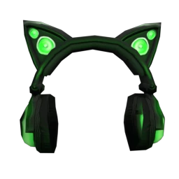 Cyber Kitty Headphones - Green