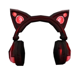 Cyber Kitty Headphones - Red