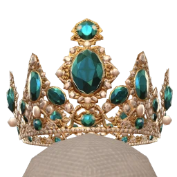 La Haute Couture Royal Blue Topaz Diadem