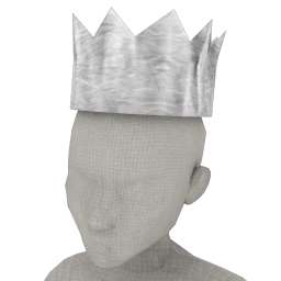 Christmas Cracker Crown - Silver