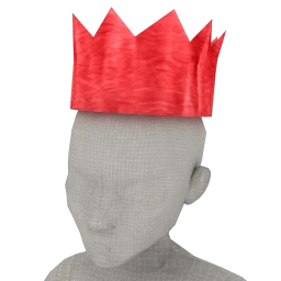 Christmas Cracker Crown - Red