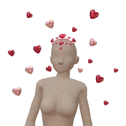 Yume Charm Crystal Hearts