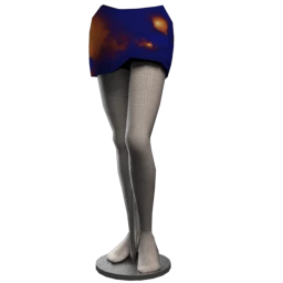 Foal Galaxy Mini Skirt - Blue