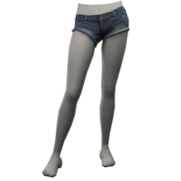 Foal Denim Short Shorts - Blue