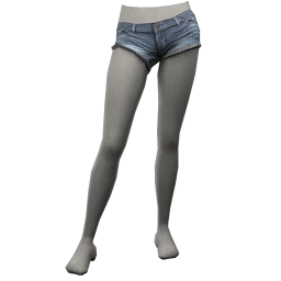 Foal Denim Short Shorts - Light Blue