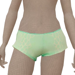 Cloud Nine Leopard Print Mint Shorts