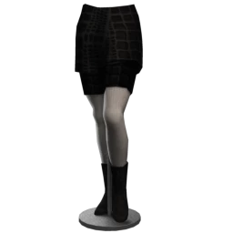 Bionic Layered Croc Shorts