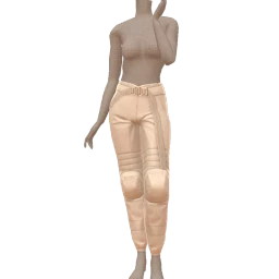 Bionic Cream Leather Ski Trousers 