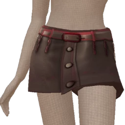 Delirious Button Front Mini Skirt