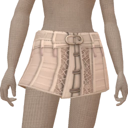 Cloud Nine White Lace Corset Mini Skirt