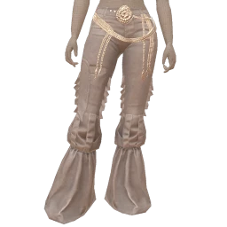 Ikon Elite Ruched Flared Chain Jeans