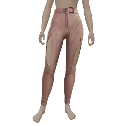 Chiara Iridescent Faded Purple Cut-Out Trousers