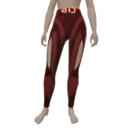 Cosmos Spider Red Leggings