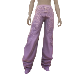 Ikon Elite Carved Motif Baggy Jeans