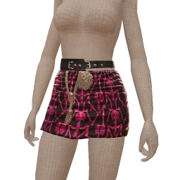 Cloud Nine Skeleton Skirt