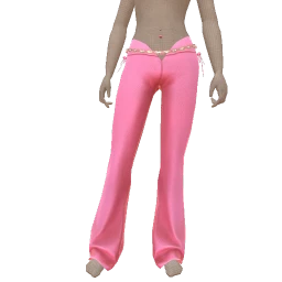 Cloud Nine Bubblegum Bold Low Waisted Trousers