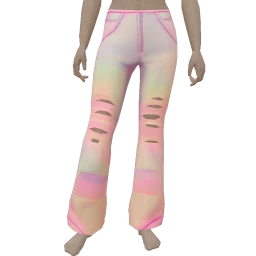 Nova Pastel Ripped Jeans