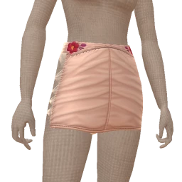 Cloud Nine Ruched Cut-Out Mini Skirt