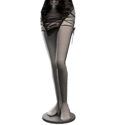 Cloud Nine Interlinked Skirt - Black