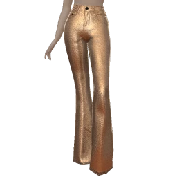 Cloud Nine Glimmer Groove Gilver Flared Jeans