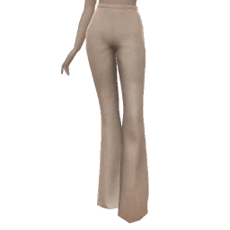 Front Row Misty Marl Rib-Knit Flares