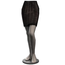 Cloud Nine Black Braid Skirt