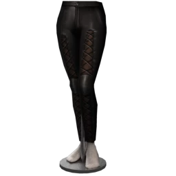 Cloud Nine Leather Fishtail Trousers