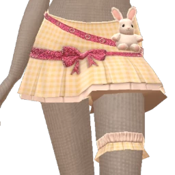 Cloud Nine x BlancDeBlanc Gingham Bunny Crop Skirt