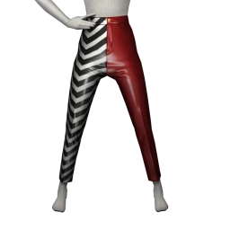 Cloud Nine Red Huntress Leather Trousers
