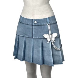 Cloud Nine Butterfly Chain Skirt