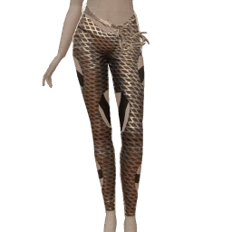 Cloud Nine Silver Power Mesh Cut Out Leggings