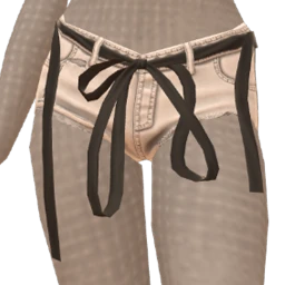 USAesthetics White Diamond Bunny Shorts