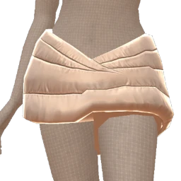 Cloud Nine White Puffer Skirt