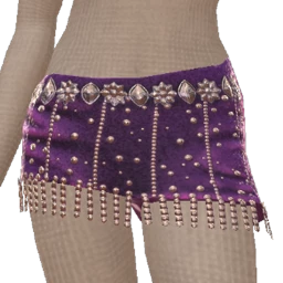 Cloud Nine Purple Lights Crystals Skirt