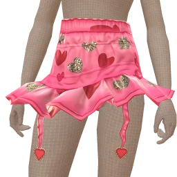 Cloud Nine Sweetheart Swirl Mini Skirt