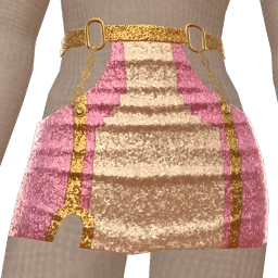 Cloud Nine Pink Pixel Sequin Mini Skirt