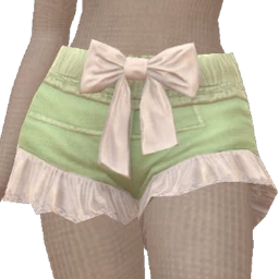 Cloud Nine White Bow Spin Shorts