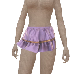 Cloud Nine Lilac Rose Gold Butterfly Ruffle Skirt