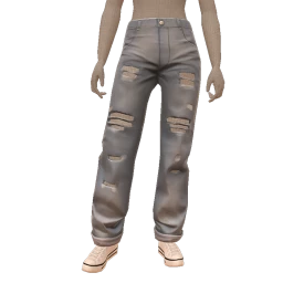 Cloud Nine Ripped Baggy Mom Jeans