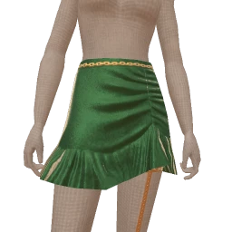 Cloud Nine Assymetric Ruffle Mini Skirt