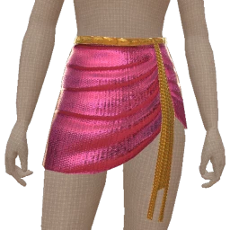 Cloud Nine Pink Chain Skirt