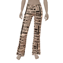 Cloud Nine Newsprint Jeans