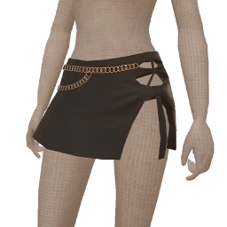 Cloud Nine Gold Chain Belt Skirt