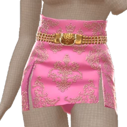 Cloud Nine Pink Gemstone Doll Skirt