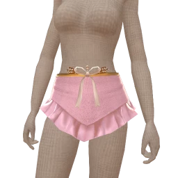 Cloud Nine Pink Satin Bow Frill Skirt