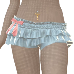 Cloud Nine Baby Blue Skirt With Soft Pink Bow