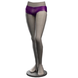 Cloud Nine Metallic Hot Pants - Amethyst