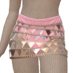 Cloud Nine Prism Pink Bikini And Skirt Cover Up